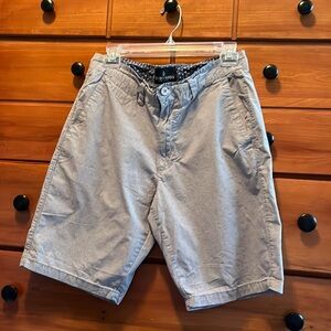 Mens Grey Dress Shorts